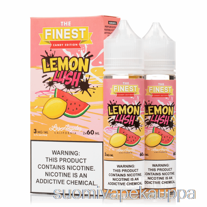 Vape Suomi Lemon Lush - Hienoin Karkkipainos - 120ml 3mg